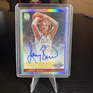 Larry Bird On card Auto Celtics 21-22 Contenders Optic