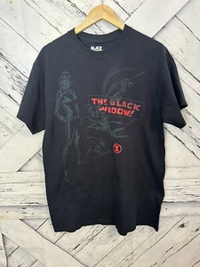 Schwarzes Witwenhemd Damen schwarz Dame Boss grafisches T-Shirt Erwachsene groß - Bild 1 von 7
