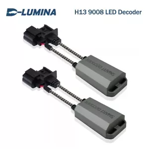 H13 9008 LED Bulb Canbus Load Resistor Decoder Harness Error Free Anti Flicker - Picture 1 of 12