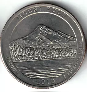 USA - 2010P - Washington ¼ $ - Mount Hood - Rare - #18448 - Picture 1 of 2