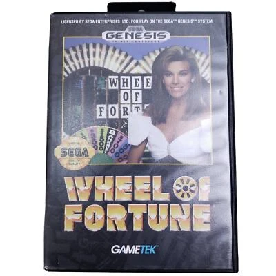 Wheel of Fortune (Sega Genesis, 1992) Complete in Box CIB Not Tested - Image 1 of 4