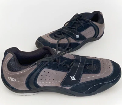 Zapatillas de ciclismo Specialized BG Sonoma negras y grises con clips Shimano SM-SH51 SPD Foto 1 de 4