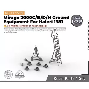 1/72 Model Upgrade Parts Mirage 2000C/B/D/N Ground Equipment For Italeri 1381 - Picture 1 of 3