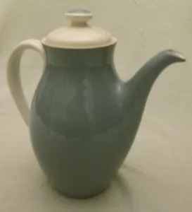 Royal Doulton Grün/Türkis und Weiß MCM Kaffeekanne - Bild 1 von 10