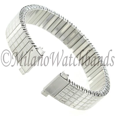 10-14mm Hirsch Nickel Free Stainless Steel Ladies Expansion Watch Band #236 BOGO - Image 1 of 4