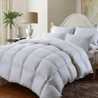 NIGHT ZONE Hotel Quality Luxury 100%Cotton Cover Duck Feather & Down Duvet Quilt