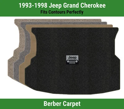 Lloyd Berber Cargo Carpet Mat for '93-98 Jeep Grand Cherokee w/Jeep Grill Logo - Image 1 of 4