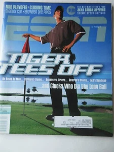 1999 Tiger Woods ESPN Magazine June 14, 1999 - Tiger Tees Off - Picture 1 of 4