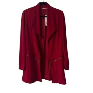 New Soft Surroundings Natalya Jacket Women’s Size Small Red - Picture 1 of 7