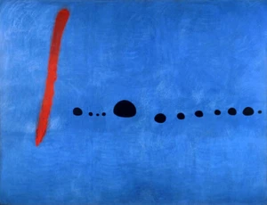 JOAN MIRO THE BIG BLUES SURREALISM ART GICLEE PRINT FINE CANVAS - Picture 1 of 7