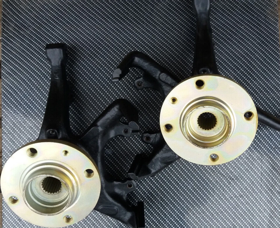 GOLF 2 3 GTI RADLAGERGEHÄUSE ACHSSCHENKEL VORN 4x100 PASSAT 35i CORRADO 16V VW - Bild 1 von 1