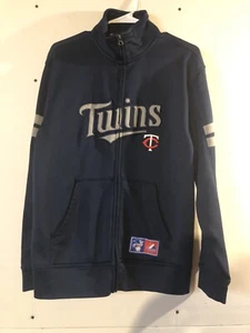 Minnesota Twins MLB Authentic Majestic Navy Therma Base Premier Jacket Size M - Picture 1 of 6