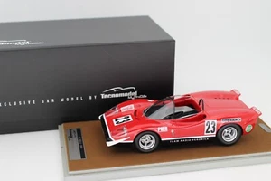 TECNOMODEL 1/18 MYTHOS SERIES ABARTH 2000 S 1969 SILVERSTONE CAR #23 TM18-58B - Picture 1 of 13