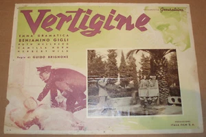 fotobusta film VERTIGINE Beniamino Gigli Camilla Horn Emma Gramatica 1941 - Picture 1 of 1