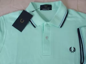 Fred Perry M12 Classic Pique Polo Shirt, NWT - Men’s L (42) + XL (44) - $120 - Picture 1 of 9