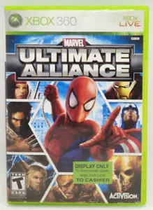 Marvel: Ultimate Alliance (Microsoft Xbox 360) w/ Rare Toys 'R Us Display Case! - Picture 1 of 9