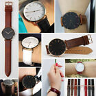 1* Durable Stylish Leather Watch Wrist Band Straps Bracelet Belt For DW Watch