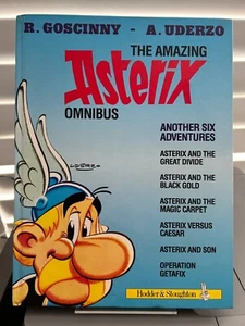 The Amazing Asterix Omnibus de Goscinny, Uderzo tapa dura grande 1981 1ª edición - Imagen 1 de 6
