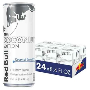 Bebida energética Red Bull Coconut Edition Coconut Berry 8,4 fl oz 6 paquetes de 4 latas - Imagen 1 de 4