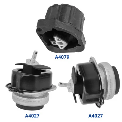 3PCS Front L & R Engine & Rear Trans Mount for 2007-18 BMW X5 X6 3.0L 4.4L 4.8L - Image 1 of 4