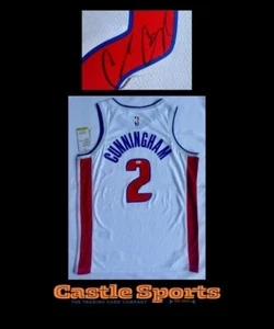 Cade Cunningham Signed FULL SIGNATURE NIKE SWINGMAN WHITE JERSEY JSA COA L48 - Picture 1 of 10