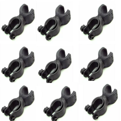 9* 360° Swivel Bicycle Bike Rotation Holder Clip Clamp Mount for LED Flashlight - Image 1 of 4