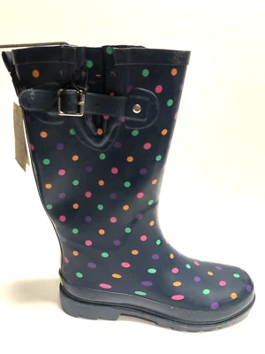 Botas de lluvia Western Chief para mujer a lunares, talla 7M Foto 1 de 4