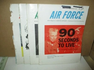 4 Magazine Back Issues: Air Force January, July, October, November 1957 - Picture 1 of 9