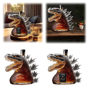 Botella de whisky Godzilla 2025: interesante whisky Godzilla's único recubierto de vidrio - Imagen 1 de 9