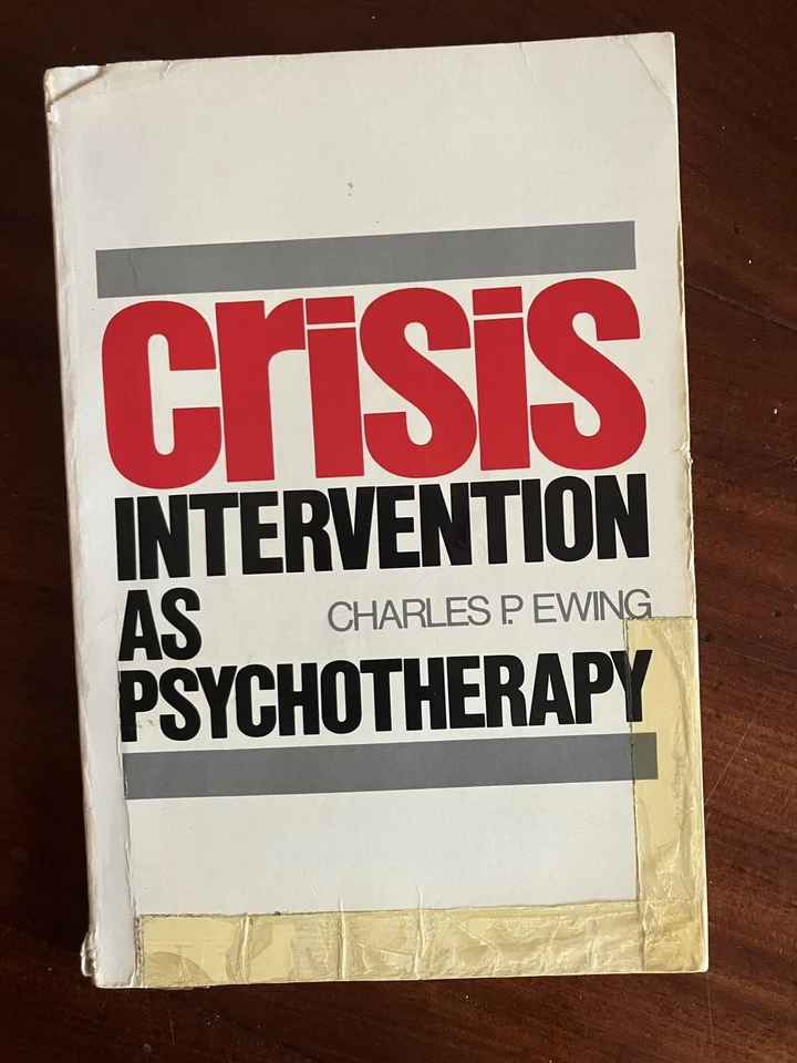 "Crisis Intervention as Psychotherapy" by Ewing, Charles P.  from 1978 paperback - Image 1 of 1