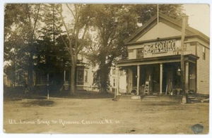 Gasolinera RPPC NY Cassville SOCONY Tienda Loomis Condado de Oneida - Imagen 1 de 2