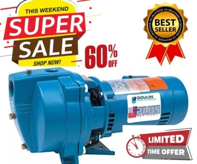 Bomba de chorro de pozo de aguas poco profundas Goulds J5S 1/2 HP 115/230V ¡ENVÍO EL MISMO DÍA!! Foto 1 de 4