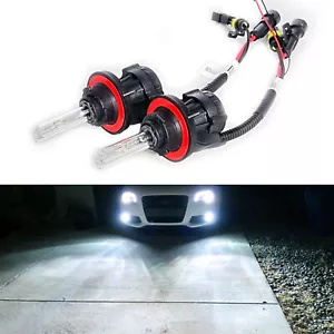 H13 6000K White Bi-Xenon HID Bulb 35W Headlight Replacement for Jeep Wrangler - Picture 1 of 7