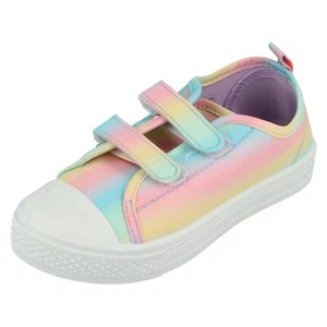 Niña Spot On Rasgar Cinta Multicolor Tie-Dye Estilo Zapatillas: H2643 - Imagen 1 de 10