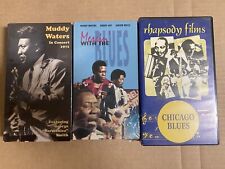 RARE BLUES VHS LOT Muddy Waters In Concert 1971 Messin Chicago Buddy Guy JrWells