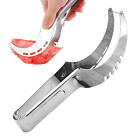Curved Watermelon Slicer Kitchen Gadget Fruit Cutter Stainless Steel Knife