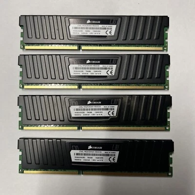 CORSAIR VENGENCE LP 16GB (4X4GB) DDR3-1600MHz PC3-12800 CML16GX3M4A1600C9 - Image 1 of 2