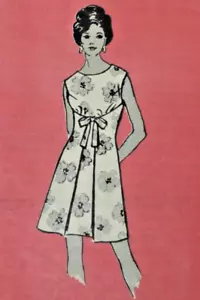 Vintage Mail-order Printed Pattern #4888 Miss party dress SZ 14 B: 36 Complete - Picture 1 of 5