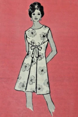 Vintage Mail-order Printed Pattern #4888 Miss party dress SZ 14 B: 36 Complete - Image 1 of 4