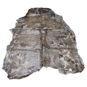 Estampado de leopardo en cuero de vaca marrón - 85x60 pulgadas - cuero de vaca premium - Imagen 1 de 4