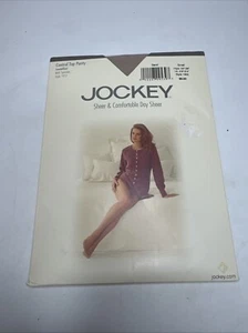 JOCKEY Day Sheer Control Top Pantyhose Sandlefoot Spandex Sand Small 1952 Small - Picture 1 of 24