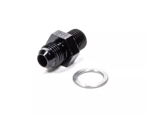 FRA-481670-BL Fragola -6 AN Male To 1/4 NPS Straight Transmission Fitting Black - Foto 1 di 1