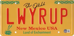 BOB ODENKIRK SIGNED AUTOGRAPH BREAKING BAD LICENSE PLATE BECKETT BAS COA - Picture 1 of 1