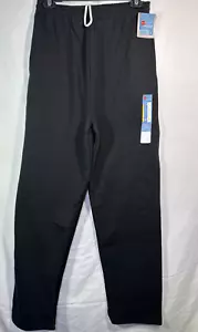 Hanes PREMIUM Men's Black Sweatpants ComfortBlend EcoSmart Small (28-30) NWT - Picture 1 of 7