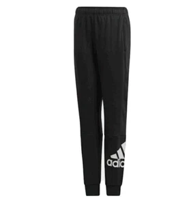 ADIDAS MUST HAVE SPORT PANTS KiDS JOGGERS BLACK 5 - 6 YRS DV0786 - Picture 1 of 4
