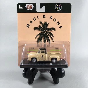 2021 M2 Machines Auto-Drivers Maui & Sons 1956 Ford F-100 Truck R76 1:64 Scale - Picture 1 of 10