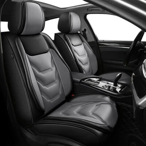 Car 5-Seat Covers Pu Leather For Volkswagen Jetta 2008-2024 Cushion Full Set - Picture 1 of 9