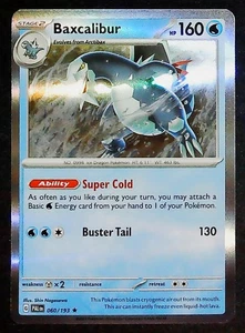 SV02: Paldea Evolved Baxcalibur Holo #060/193 - Foto 1 di 1