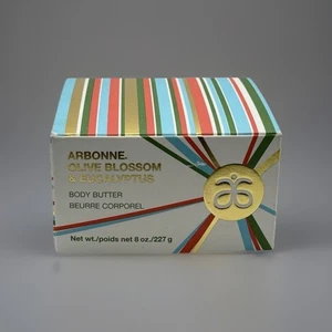 Arbonne Olivenblüten Eukalyptus Körperbutter 8 Unzen Neu im Karton - Bild 1 von 3