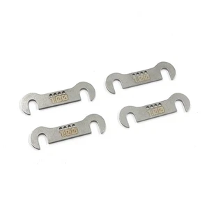 Espaciador de suspensión inferior rápida 3Racing 1,0 mm 4 piezas plateado #SAK-C168C - Imagen 1 de 2